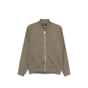 Kiton Men Linen Jacket With Zipper